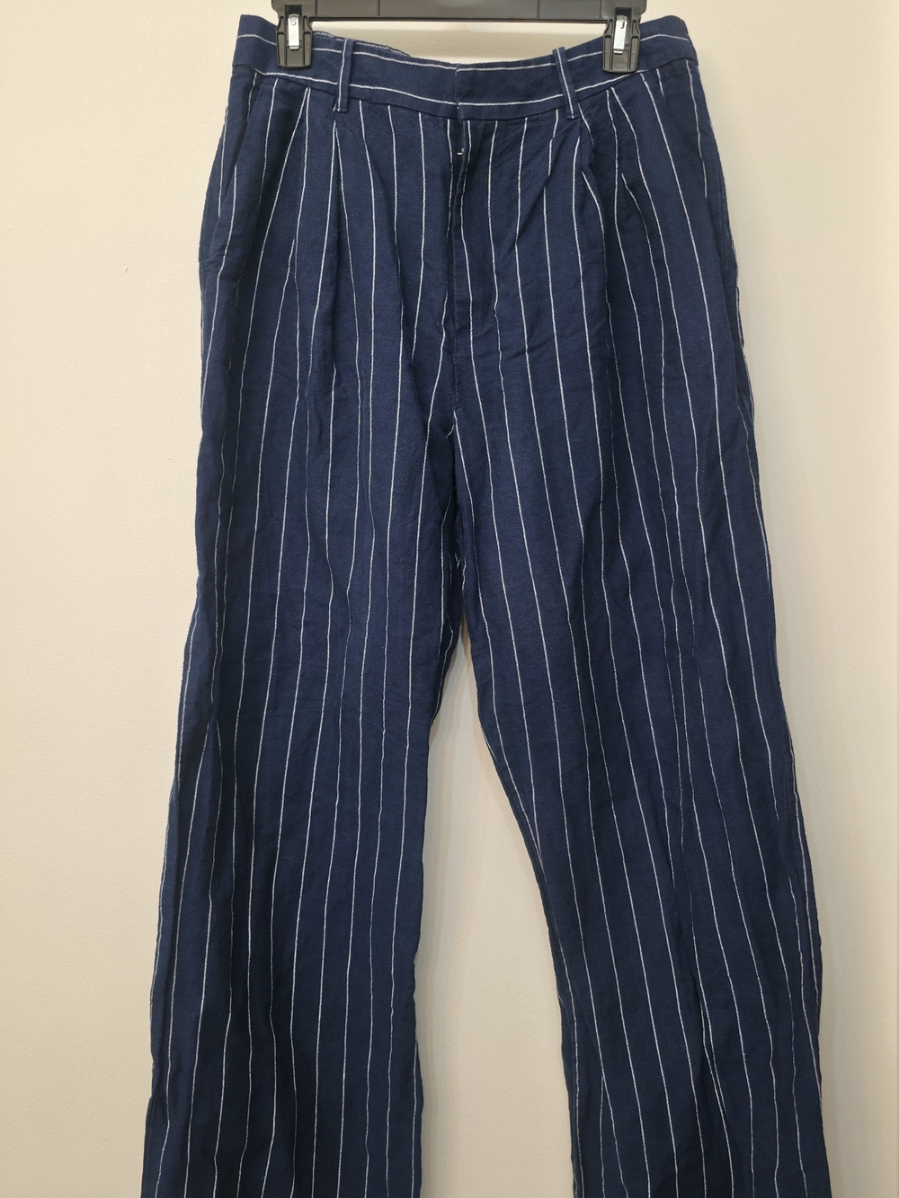 GAP Outlet Women's Navy Vertical Stripe Chinos